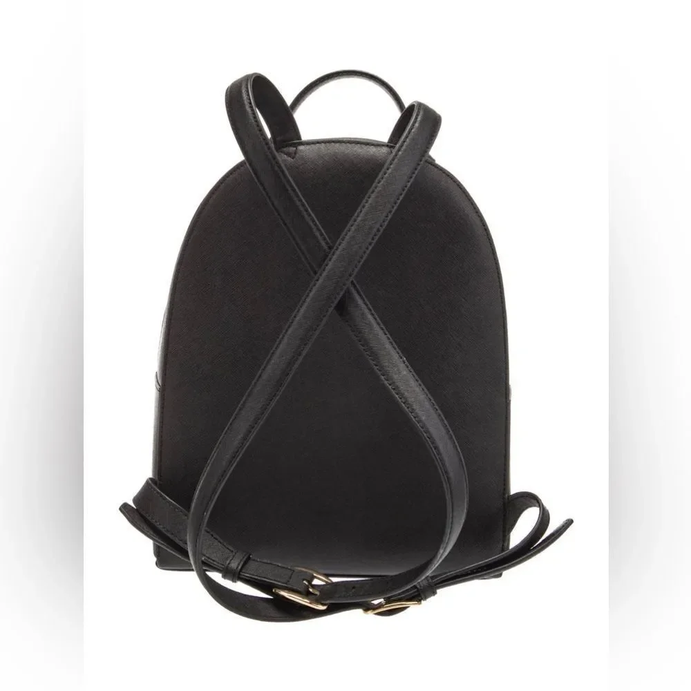 Tory Burch Emerson Black Leather Backpack